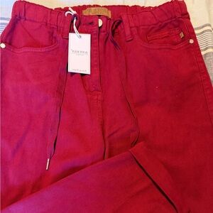 Judy Blue NWT Women's Scarlet High-Rise Straight Fit Jogger Jeans Size 9/29